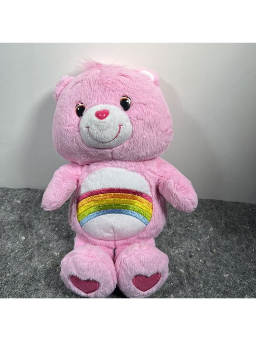 Care Bears Cheer Bear 13" Stuffed Plush Animal 2012 TCFC